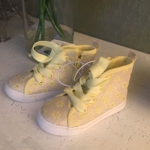 Bright and beautiful toddler high tops